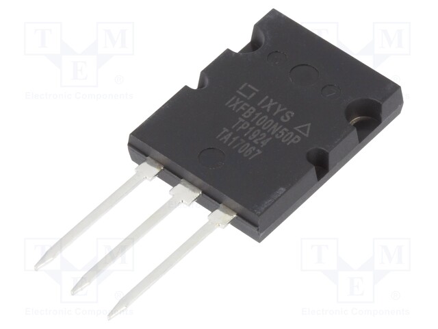 IXFB100N50P - IXYS - купить Транзистор: N-MOSFET; Polar™; полевой; 500В; 100А; 1890Вт; PLUS264™